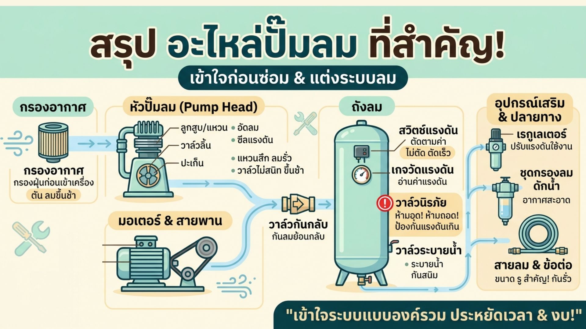 อะไหล่ปั๊มลม
